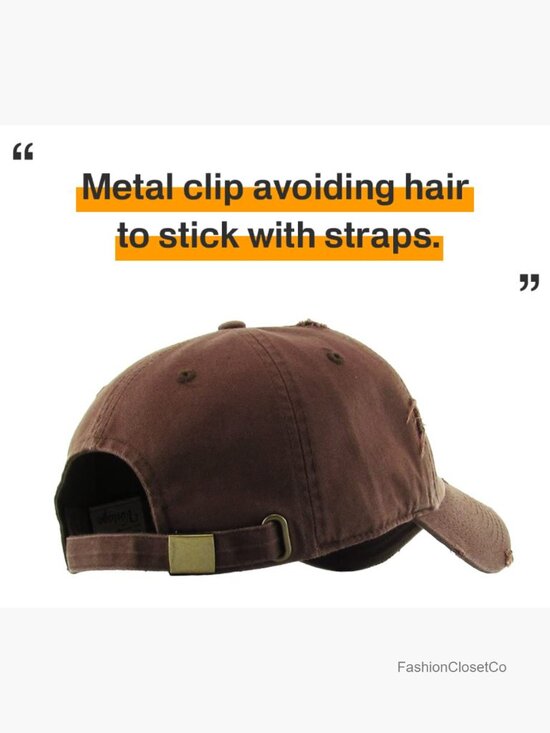 Vintage Washed Distressed Cotton Dad Hat Baseball Cap Adjustable Unisex main image 4
